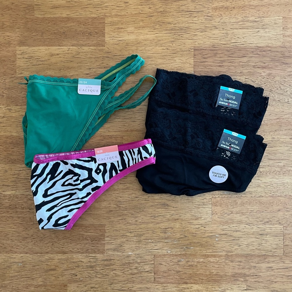 Brand new panties from Lane Bryant. Size 14/16, 18/20, 22/24